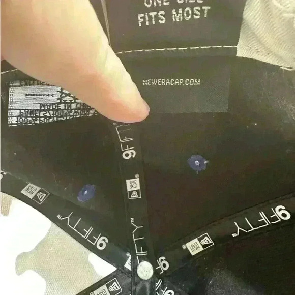 Kansas City Royals New Era Blue White One Size Fits Most 9Fifty Baseball Hat Cap - Picture 5 of 9